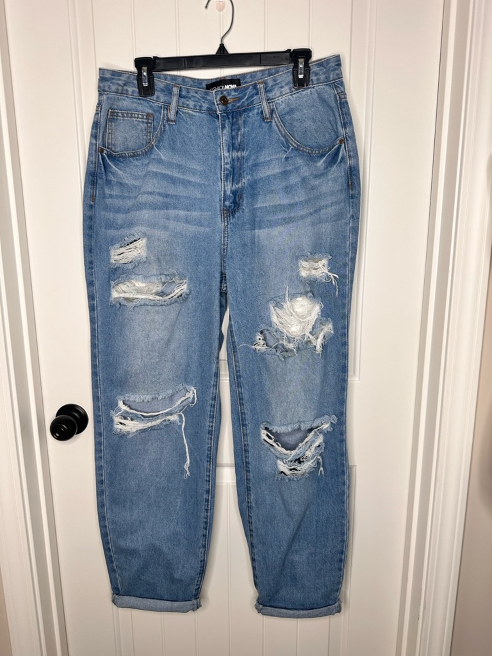 Fashion Nova Light Blue Denim Jeans